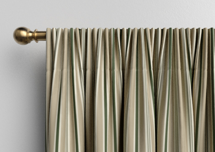 The British Stripe Co. Charles, Chilterns No.1 - Made to Measure Curtains - Image 9